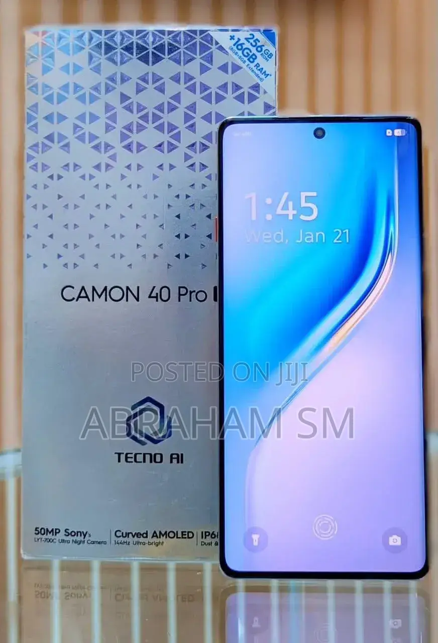 New Tecno Camon 40 Pro 4G 256 GB Blue