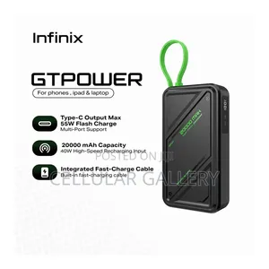 Infinix Power Bank for Laptops and Phone GTPOWER 20,000MAH 55W