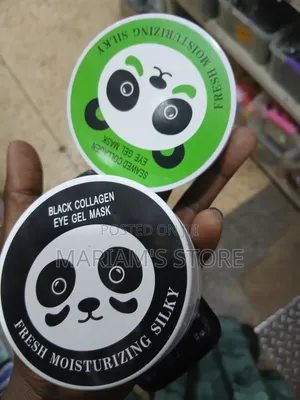 Collagen Eye Gel Masks Features a Distinct Panda Graphic on the Lid.
