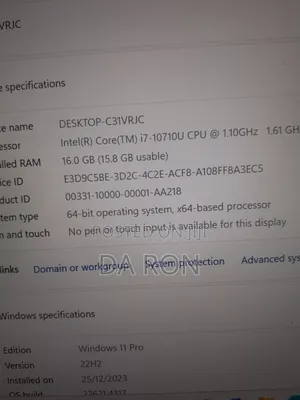Laptop Dell XPS 13 9370 16GB Intel Core i7 SSD 256GB