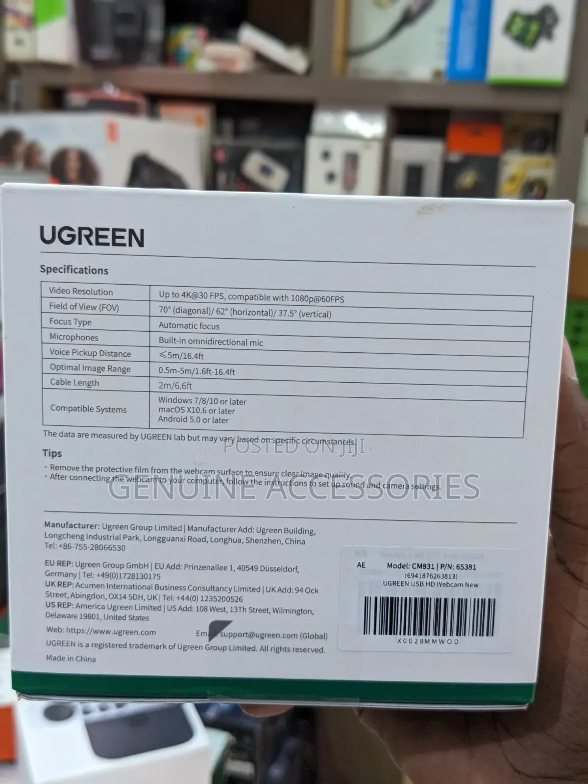 Ugreen Autofocus Webcam