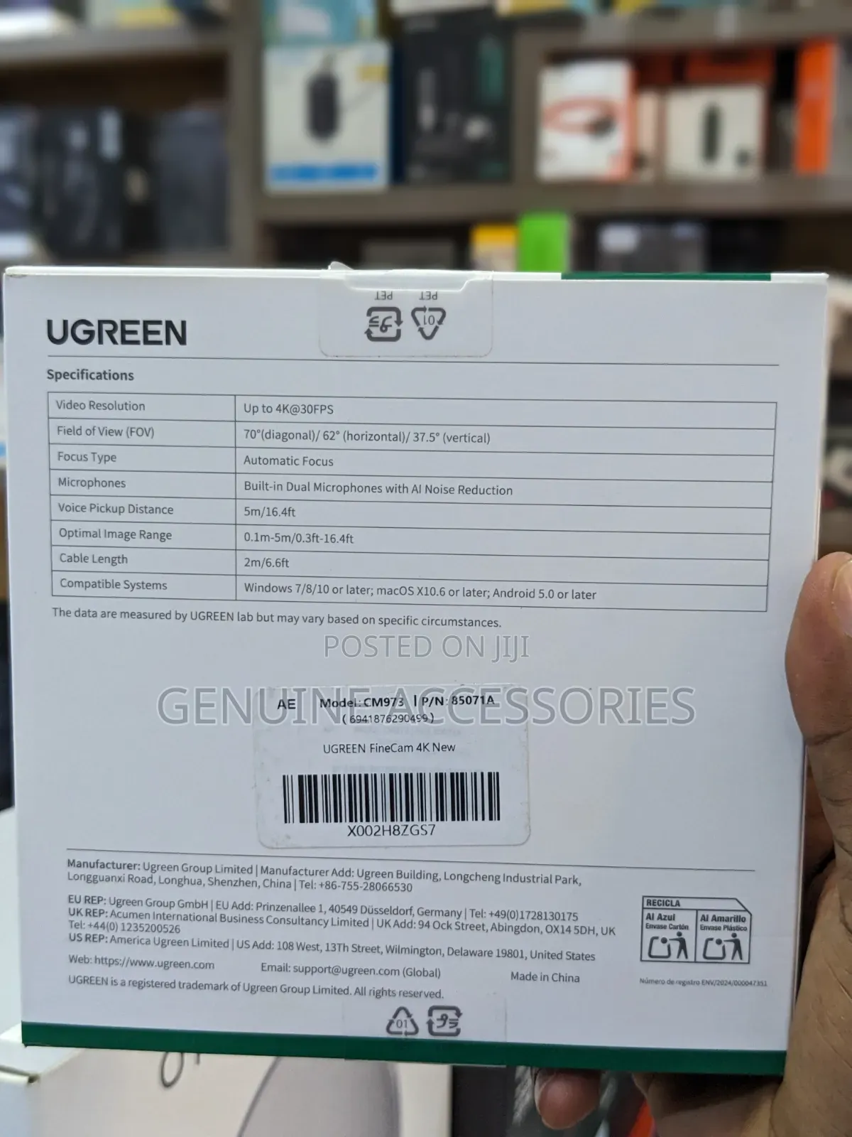 Ugreen Face EA Webcam