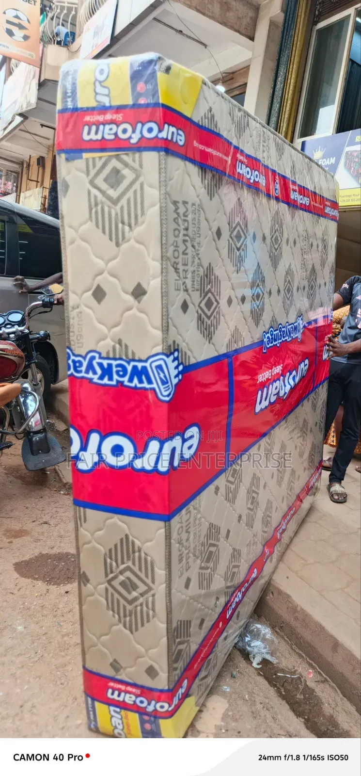 6x6 by 8 Inches. Euro Foam Mattress. Premium High Density Mattresses