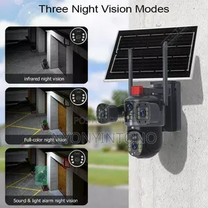 All Top 3lense, 3screen Solar Wireless Camera