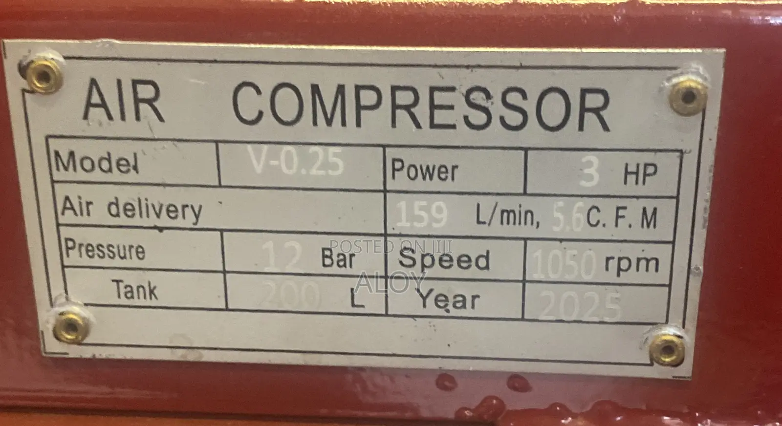 Compressor 200litres