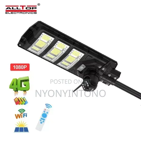 All Top Solar Streetlights With Wireless Security Camera