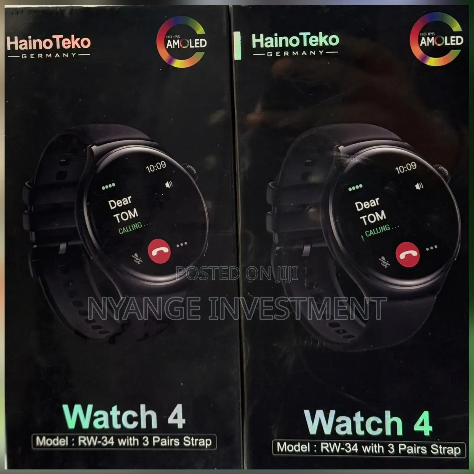 Haino Teko Watch 4 (Model: RW-34), AMOLED Smart Watch . Smart