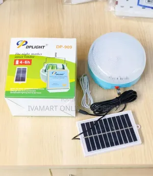 DPLIGHT DP-909 Solar Rechargeable LED Lamp