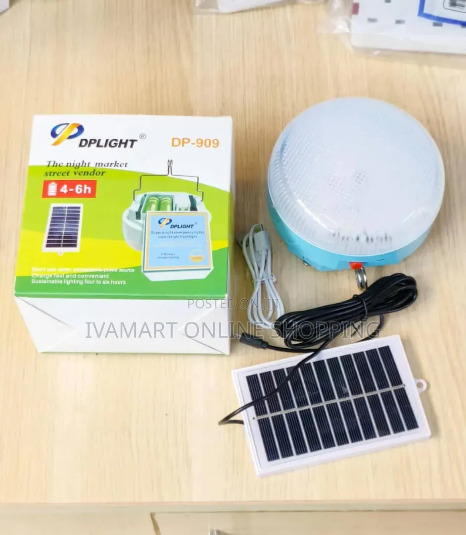 DPLIGHT DP-909 Solar Rechargeable LED Lamp