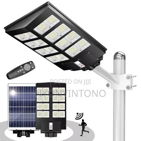All Top 2000w LED Solar Street Light With Auto Power on Remote Control
