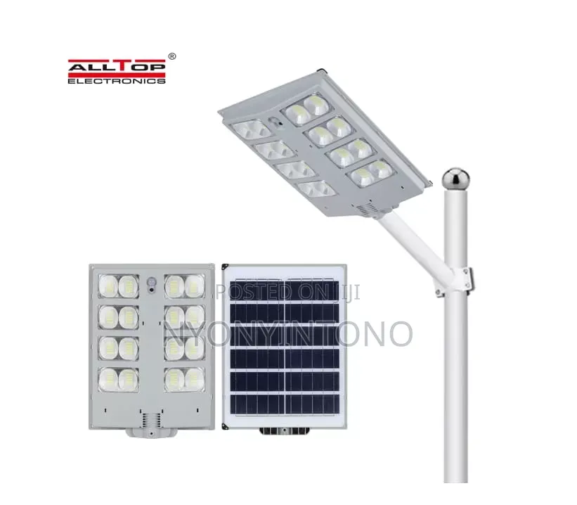 All Top 2000w LED Solar Street Light With Auto Power on Remote Control