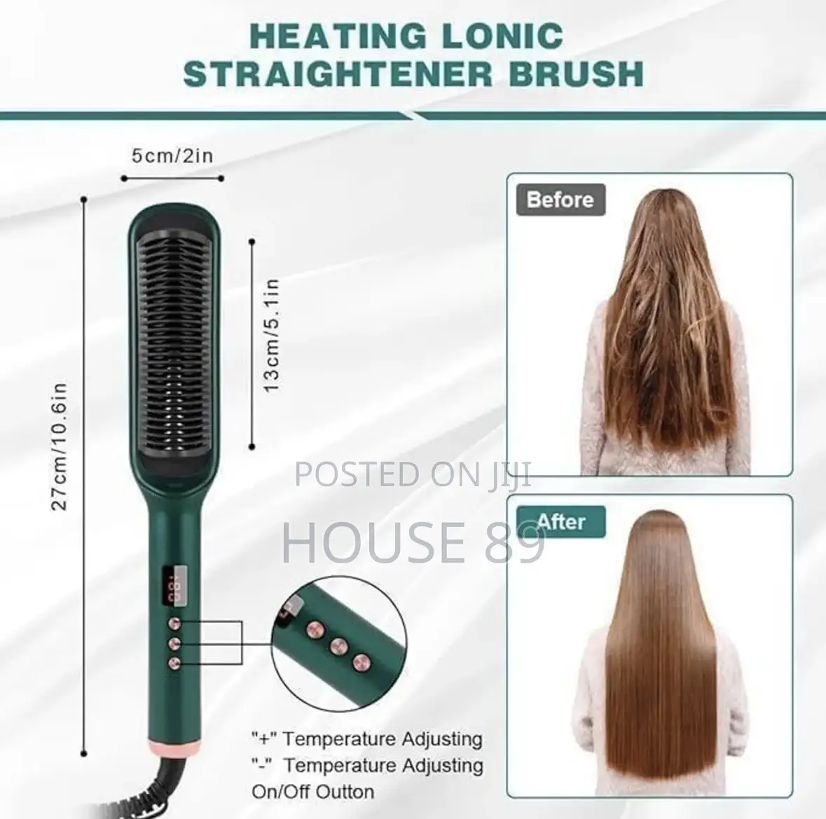 RAF Hair Straightener Brush