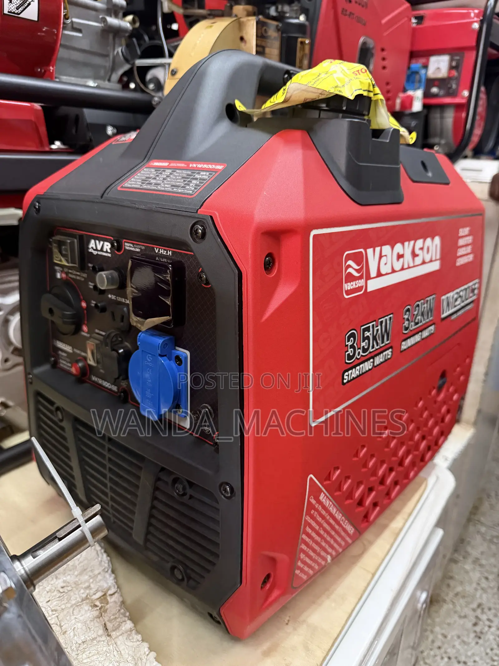 Silent Inverter Generator 3.5kvA Vackson