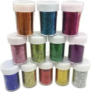 Leya Colourful Art Glitter Powder (12 Pcs)