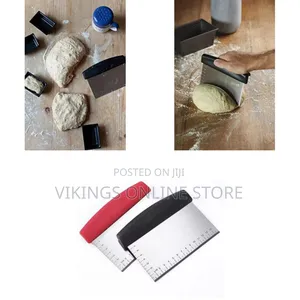 Stainless Steel Dough Cutter Scraper, Color May Vary