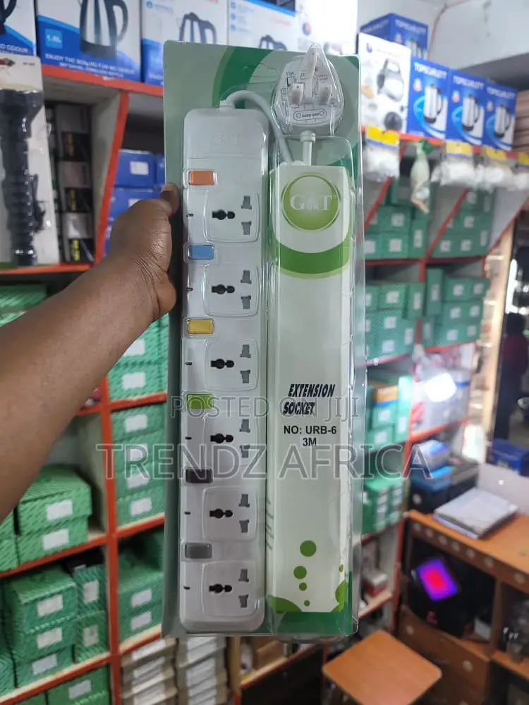 6 Way Heavy Duty Extension Cable