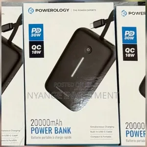 Powerology 20000mAh Power Bank
