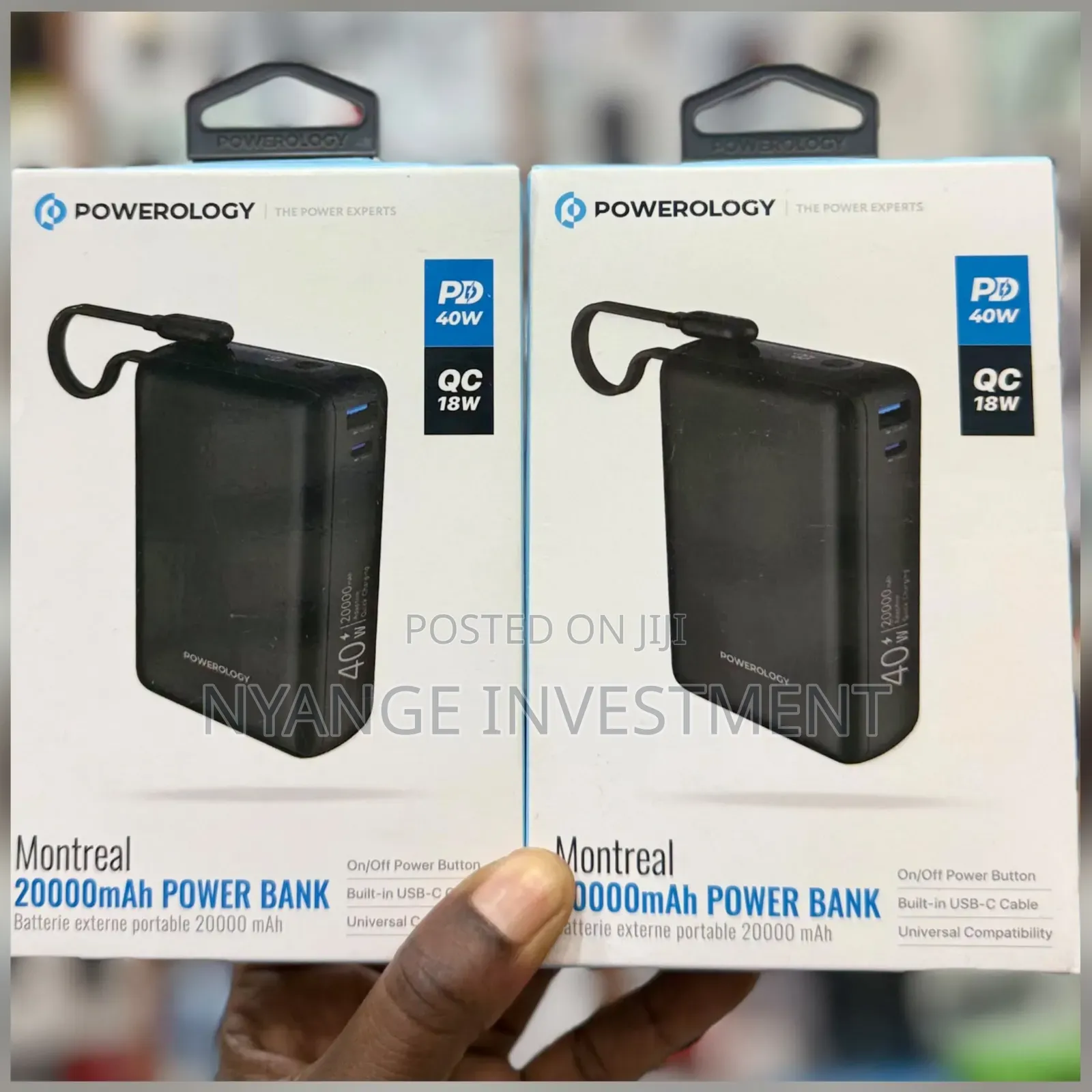 Powerology Montreal 20,000mAh Power Bank, a Compact