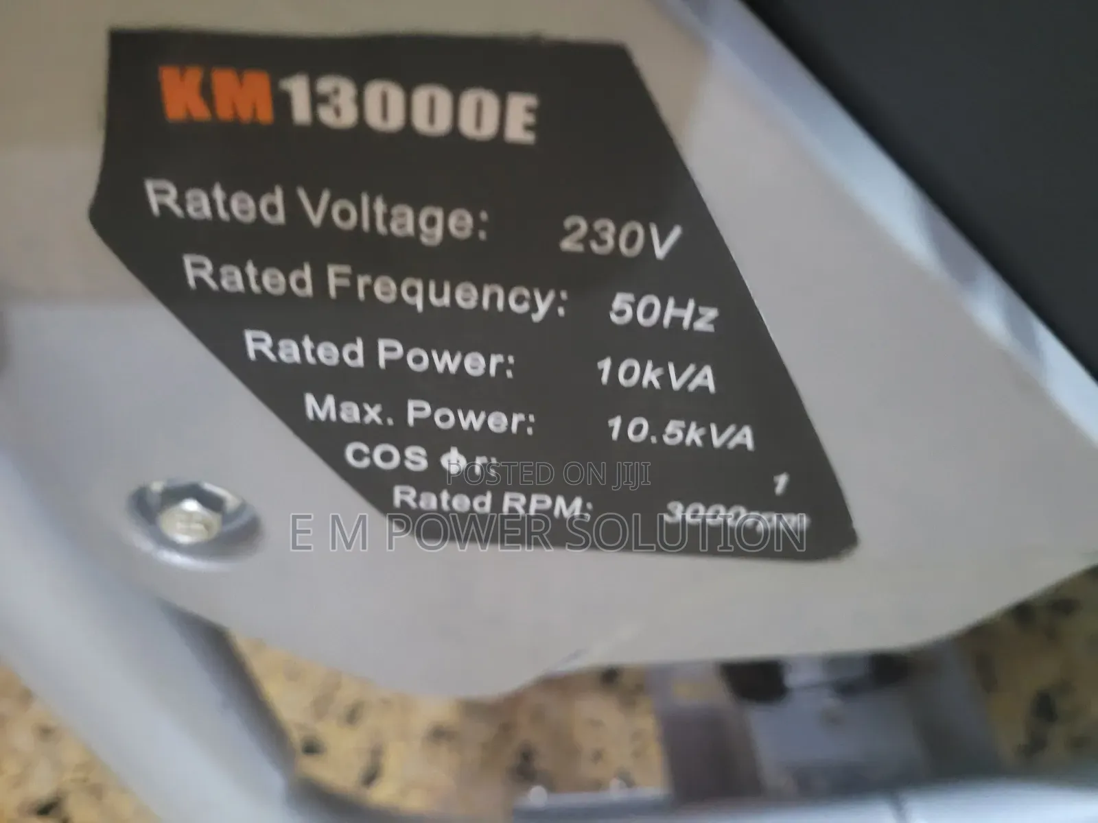 Maxmech Gasoline Generator Rfs12000e