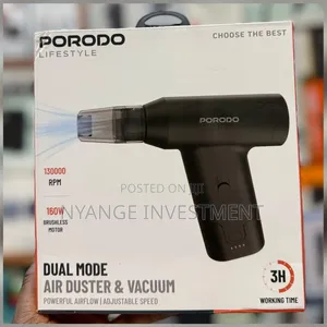 Porodo Air Duster Vacuum a Versatile 2-in-1 Cordless Cleaning Tool