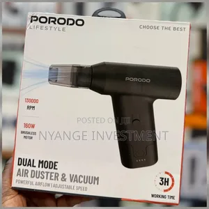 Porodo Air Duster Vacuum a Versatile 2-in-1 Cordless Cleaning Tool