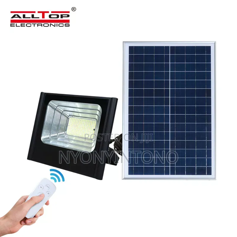 All Top 100w LED Solar Flood Light With Remote Controller