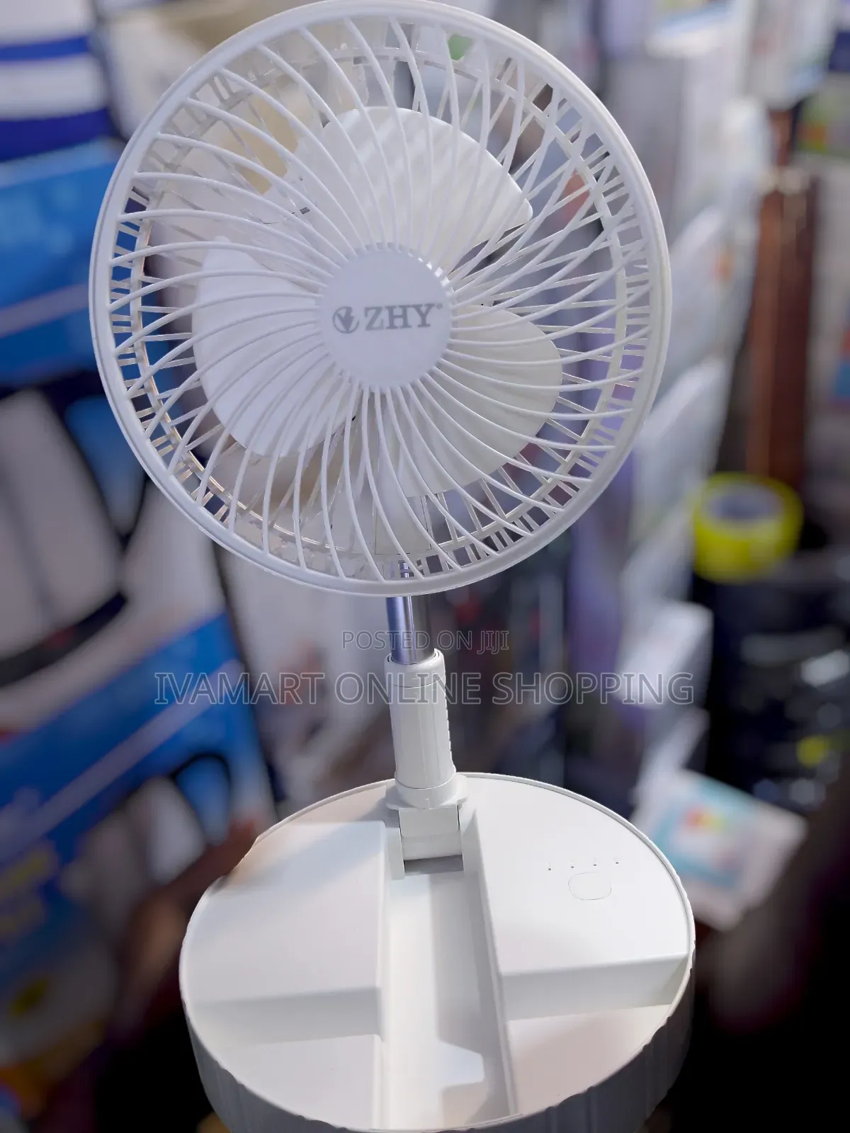 4-in-1 Multifunctional Portable Fan - Foldabe, Adjustable Height