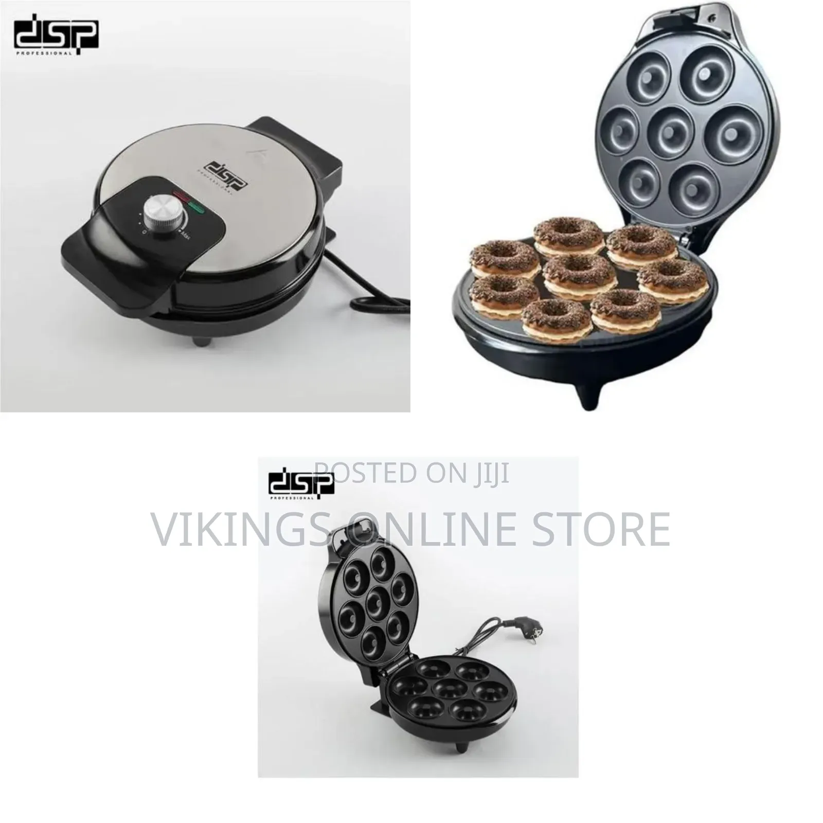 DSP 1 Piece of Round Mini Cookies Breakfast Electric Donut Maker