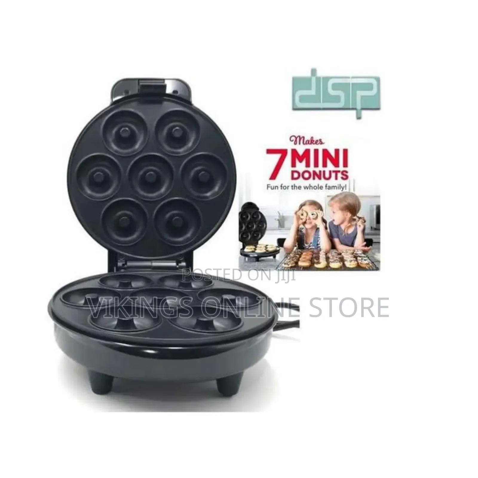 DSP 1 Piece of Round Mini Cookies Breakfast Electric Donut Maker