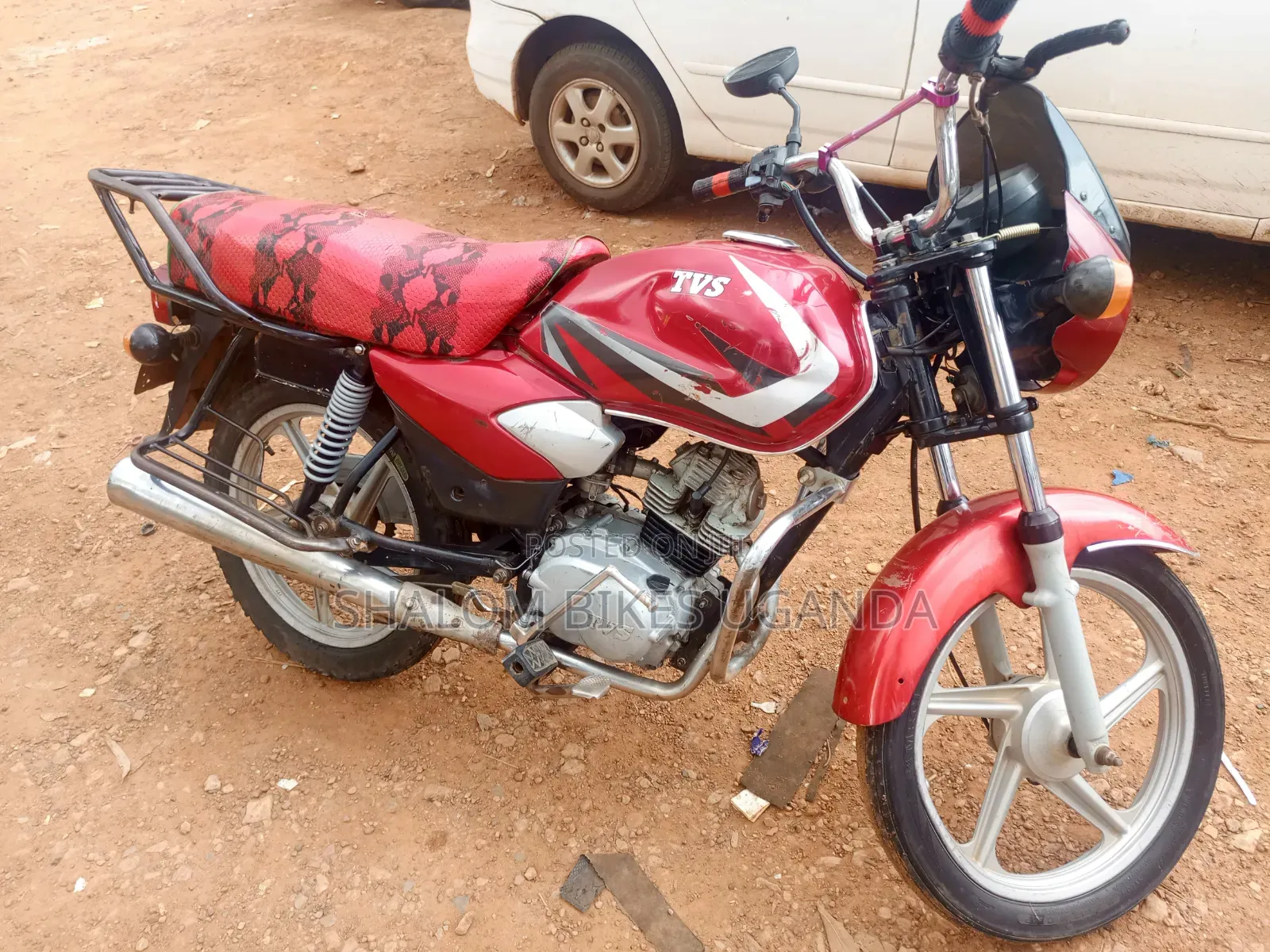 TVS XL 100 2018 Red
