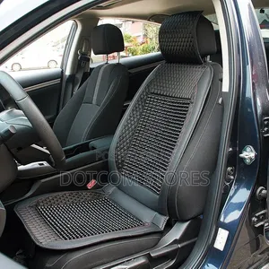 5pcs Natural Wood Bead Car Seat Cover Massage Cool Cushion Driver Seat