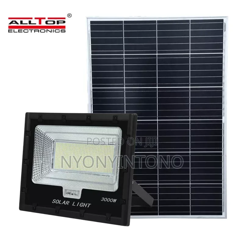 All Top 3000w LED Solar Flood Light With Remote Controller
