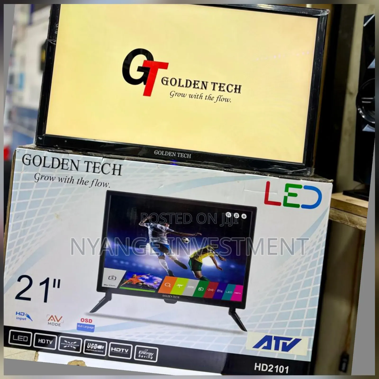 Golden Tech 21-Inch HD LED Digital TV (Model HD2101) . Digital TV