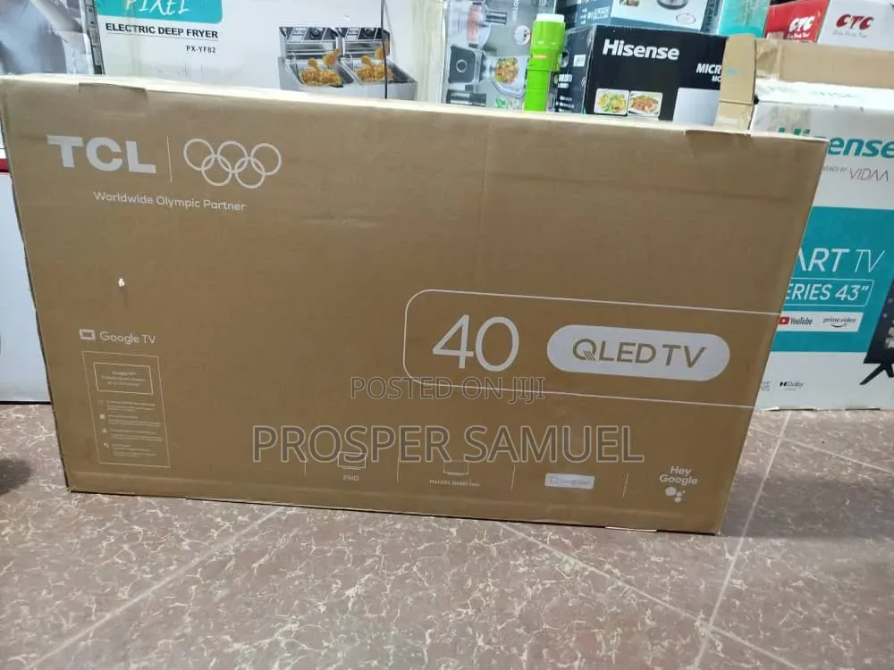 Brand New TCL Qled Google 43 Inches Frameless Digital Flat Screen