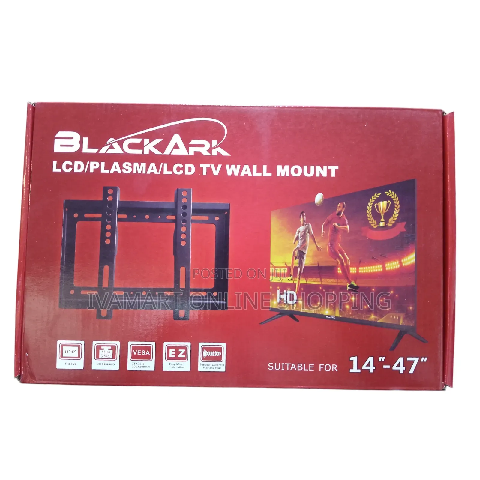 Flat Panel Wall Mount – Fits TVs 14" to 42" (LED/LCD/PDP)