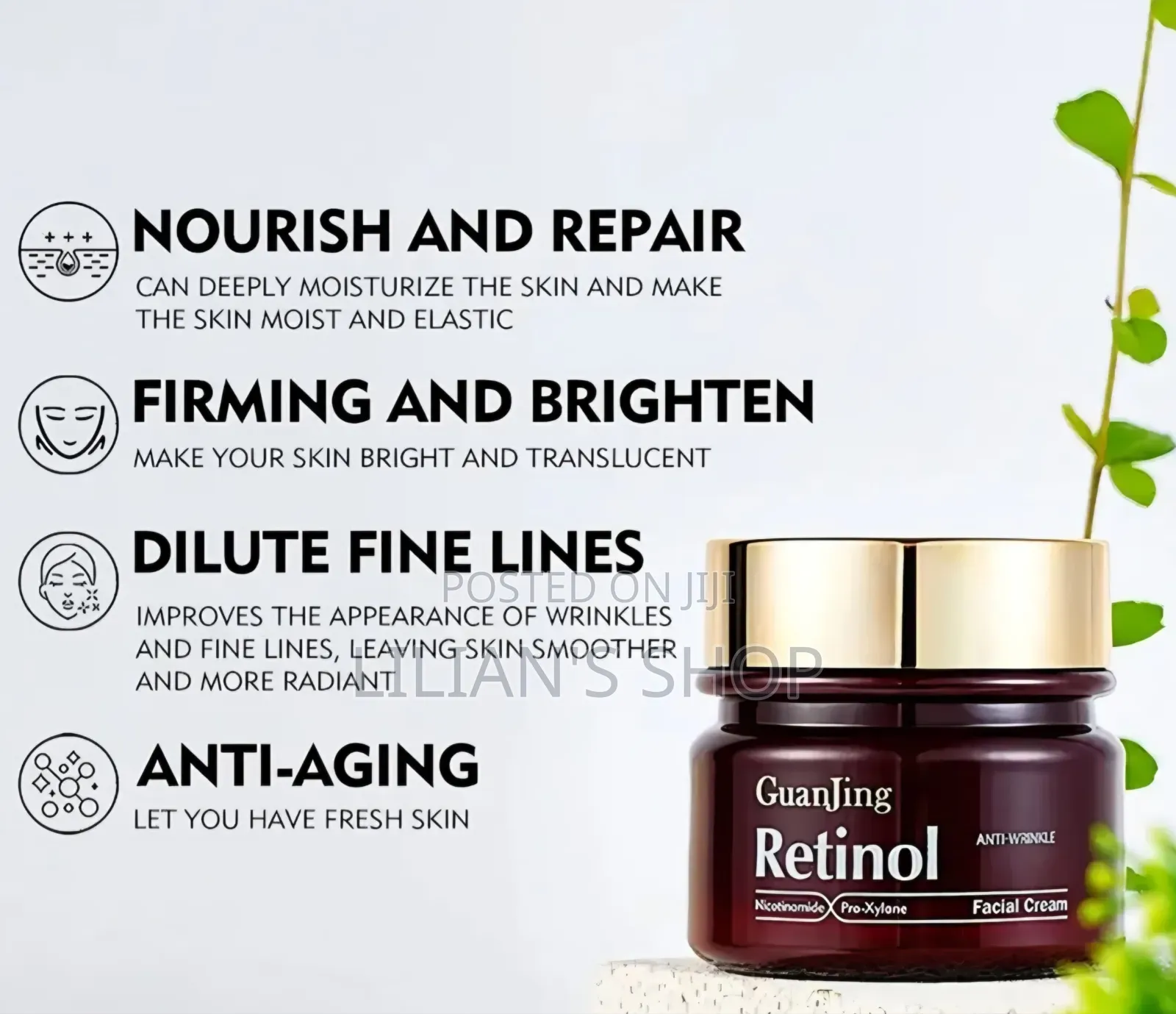 GuanJing Retinol Anti-Aging and Skin Firming Facial Cream