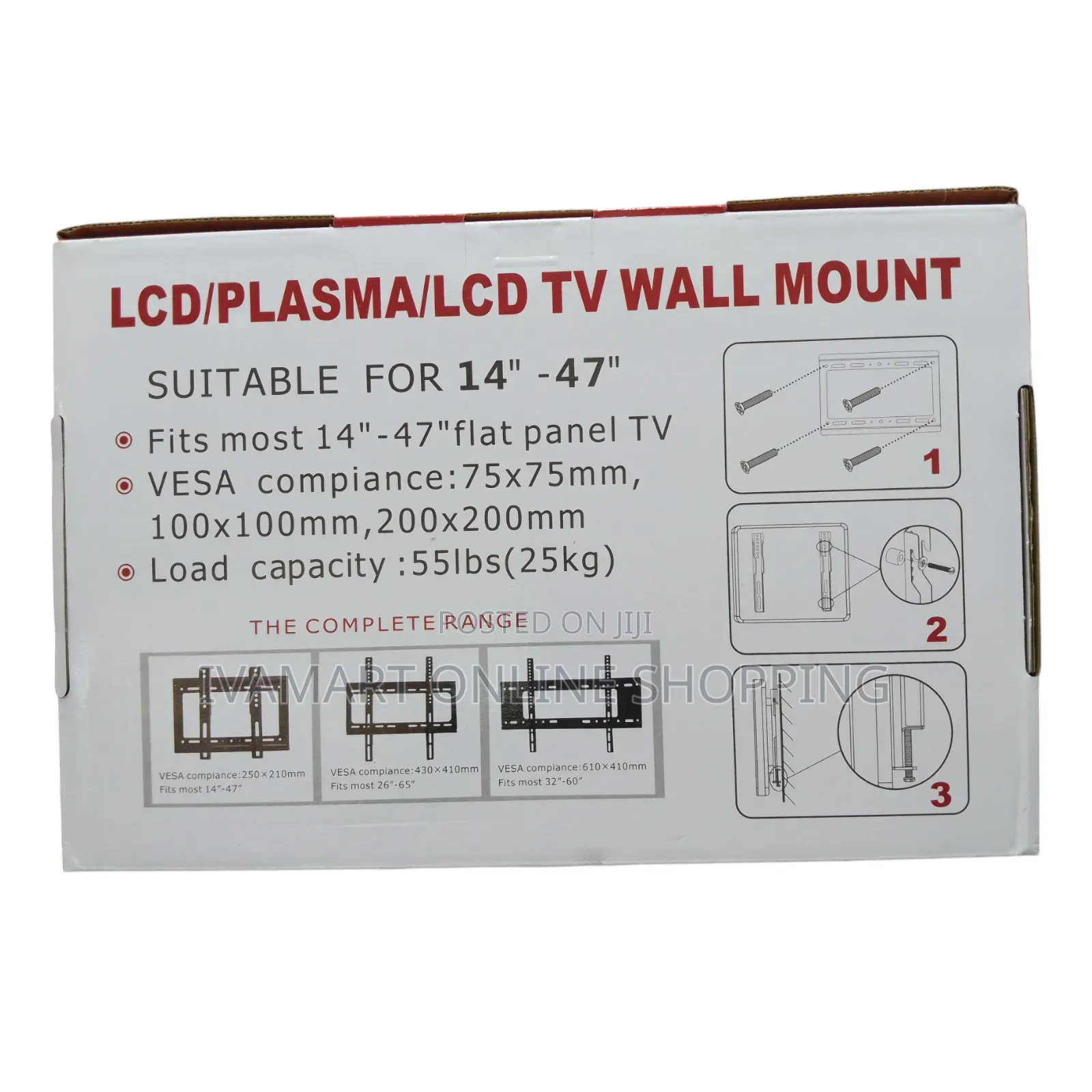 Flat Panel Wall Mount – Fits TVs 14" to 42" (LED/LCD/PDP)