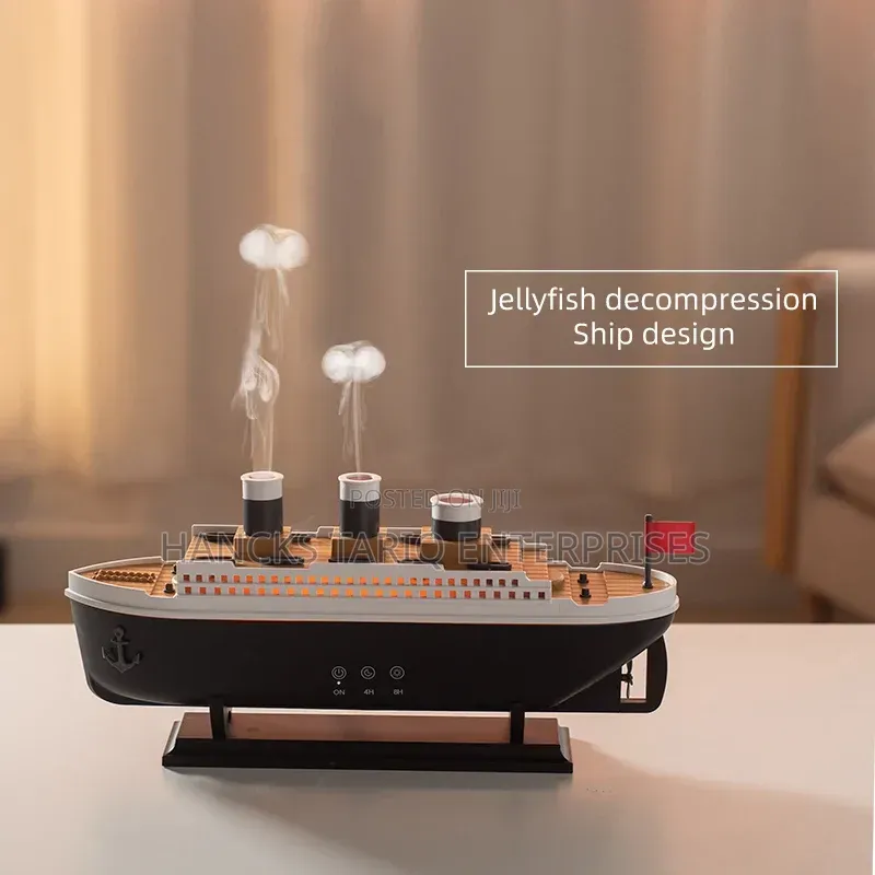 Titanic-Style Cruise Ship Model Aroma Diffuser and Humidifier