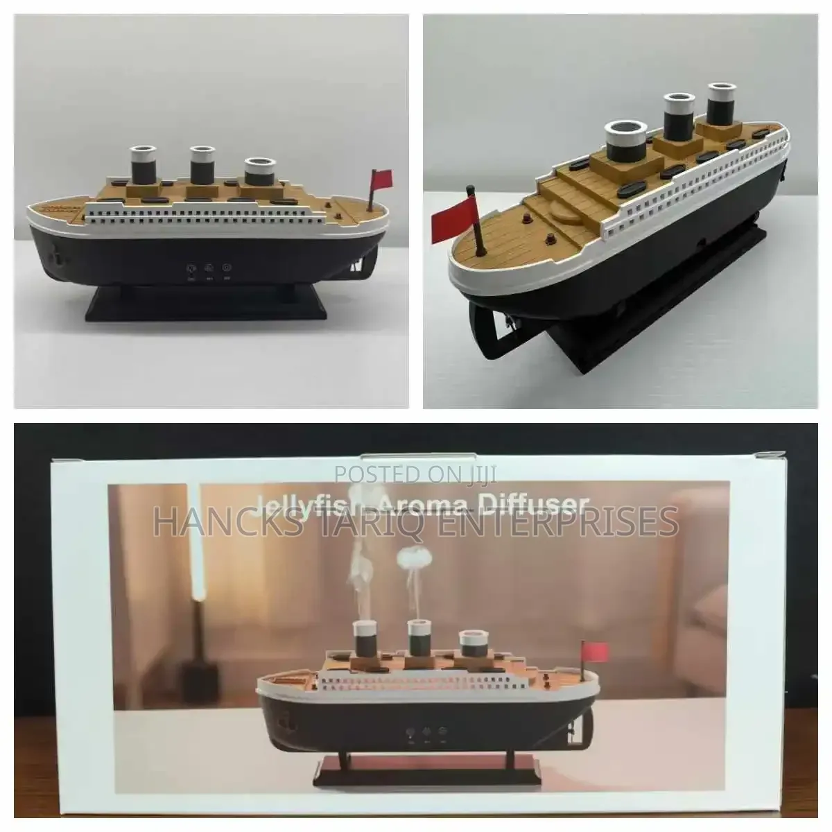 Titanic-Style Cruise Ship Model Aroma Diffuser and Humidifier