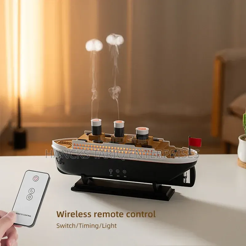 Titanic-Style Cruise Ship Model Aroma Diffuser and Humidifier