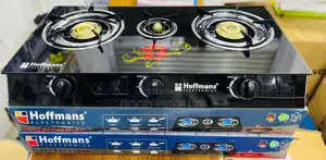 Hoffmans 3-Burner Tempered Glass Gas Stove