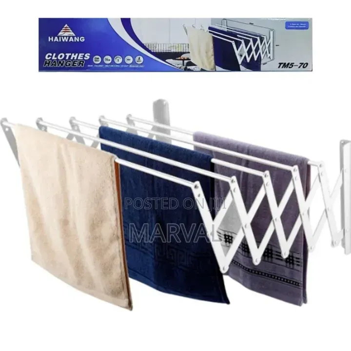 Wall Mount Foldable Cloth Hanger TM5-70/TM5-90