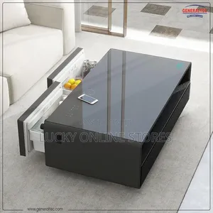 Tempered Glass Generic Smart Refrigerator Digital Music Table