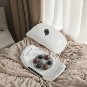 Electric Abdominal and Waist Massage Pillow With Rotating Nodes