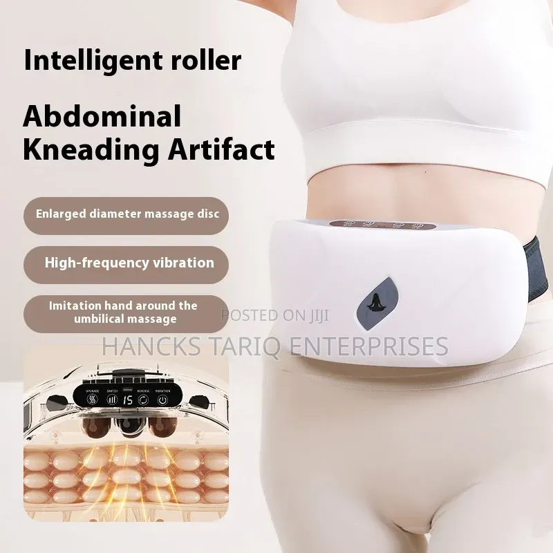 Electric Abdominal and Waist Massage Pillow With Rotating Nodes