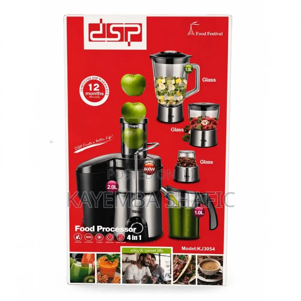 DSP 4-in-1 Multifunctional Juicer, Blender Food Processor