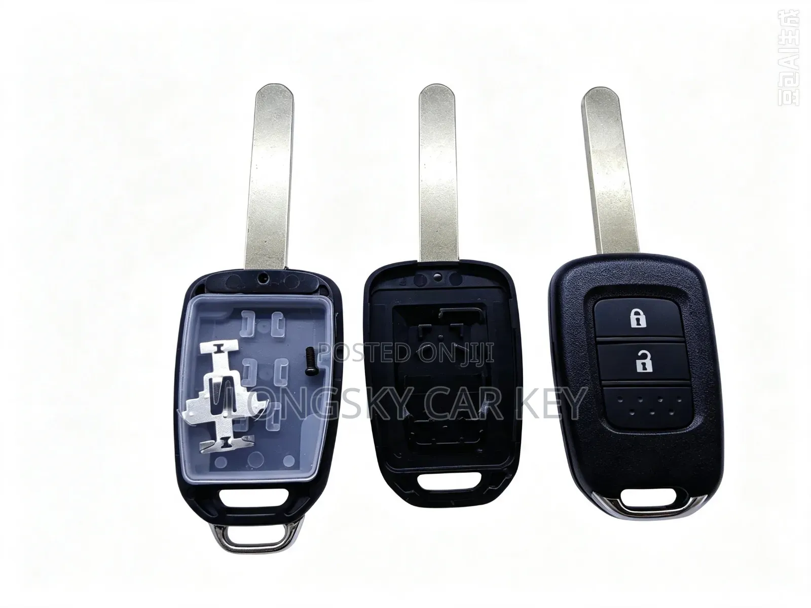 Honda Insert to Start Car Key Shells
