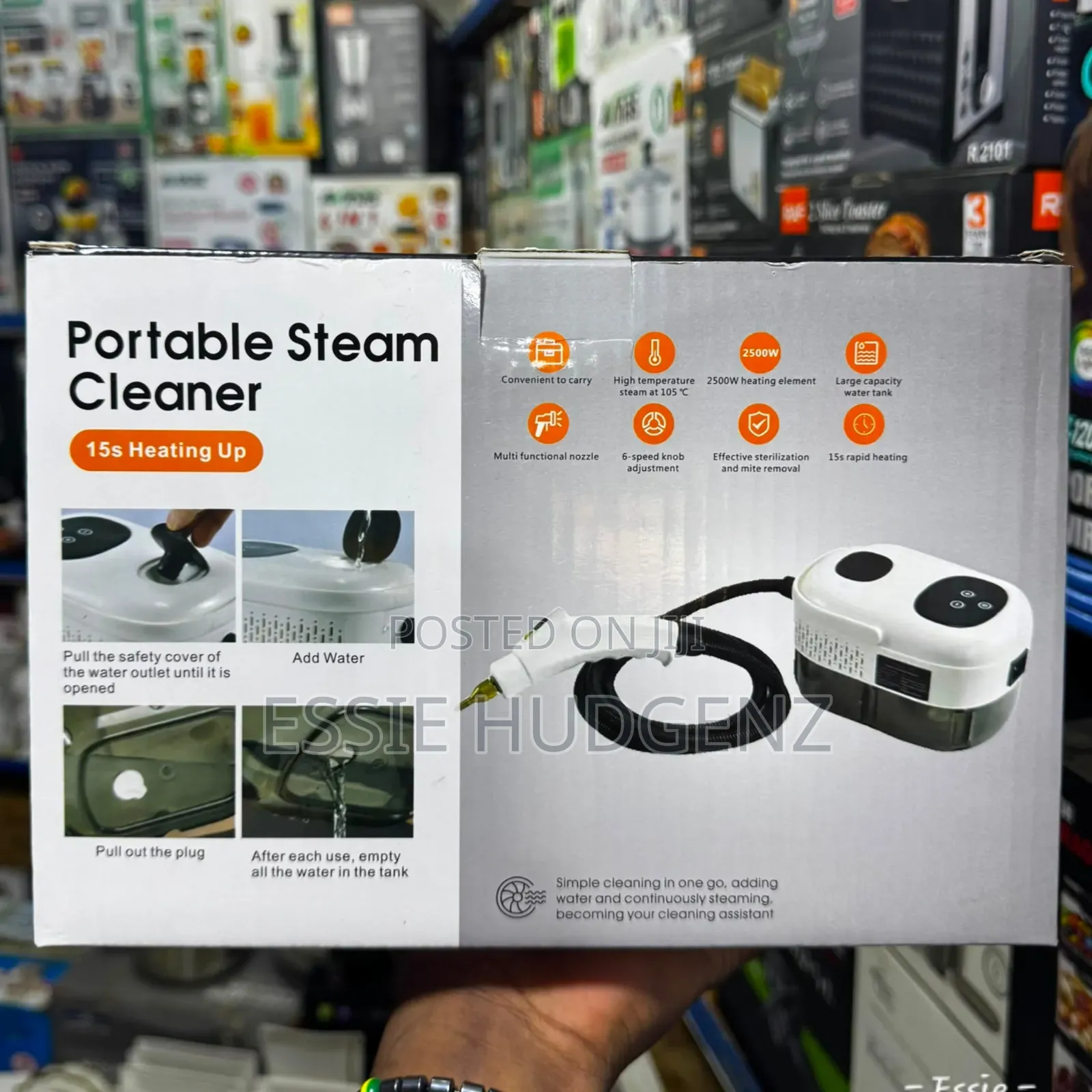 Steam Cleaner for Mattress, Couch, Furniture, Car Detailing,home Use