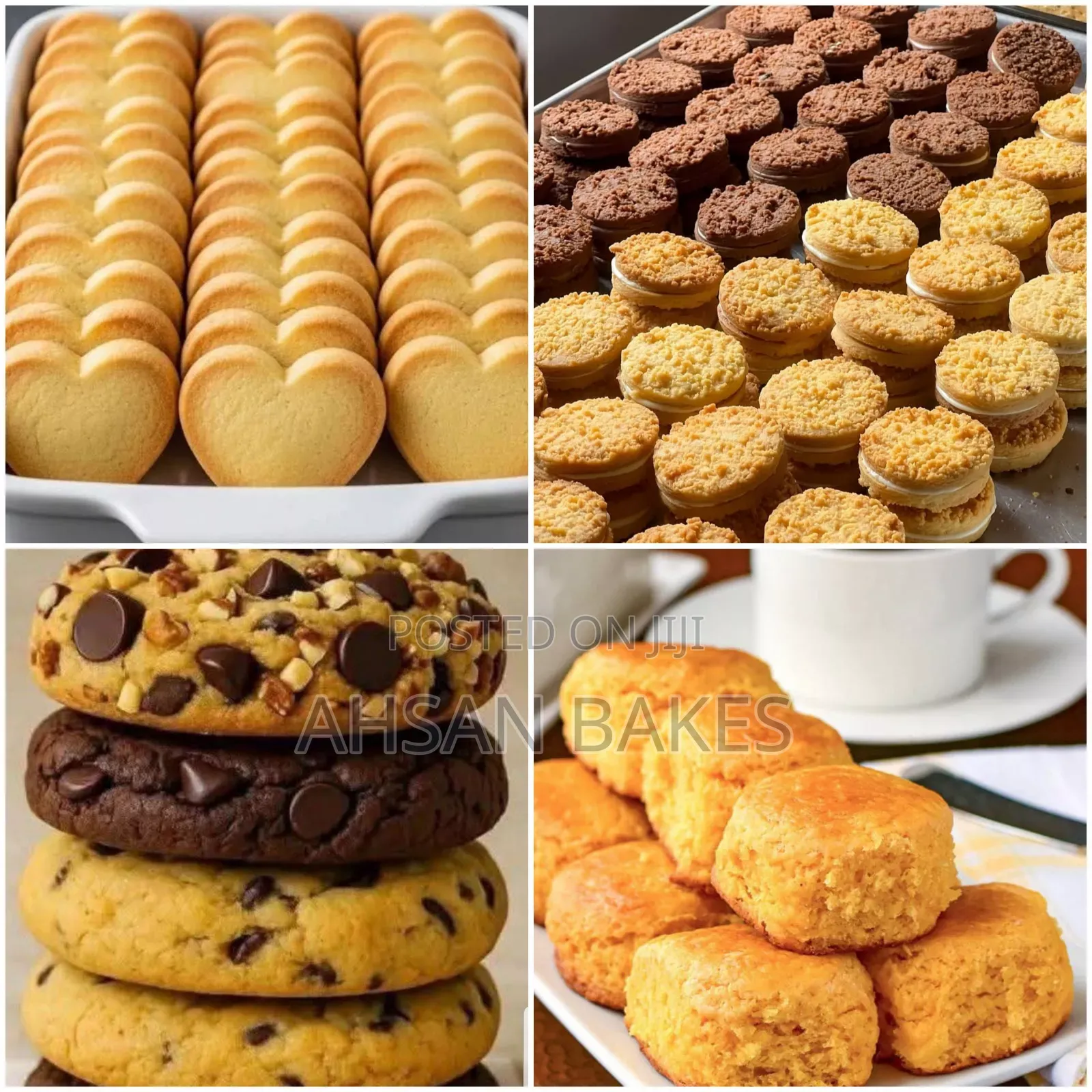 Soft ,Crunchy and Yummy Cookies in Various Flavors