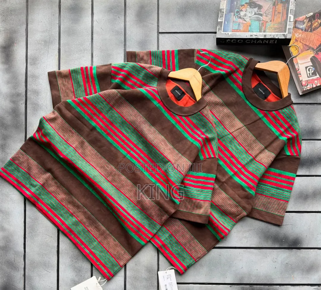 Relaxed Striped Vibes T-Shirts